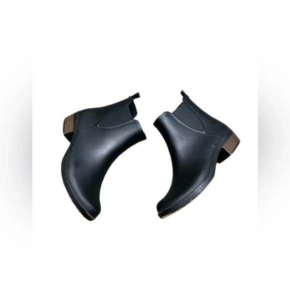 Lucky Brand Womens Bunita Black Rainboots Size 8 - Picture 5 of 10